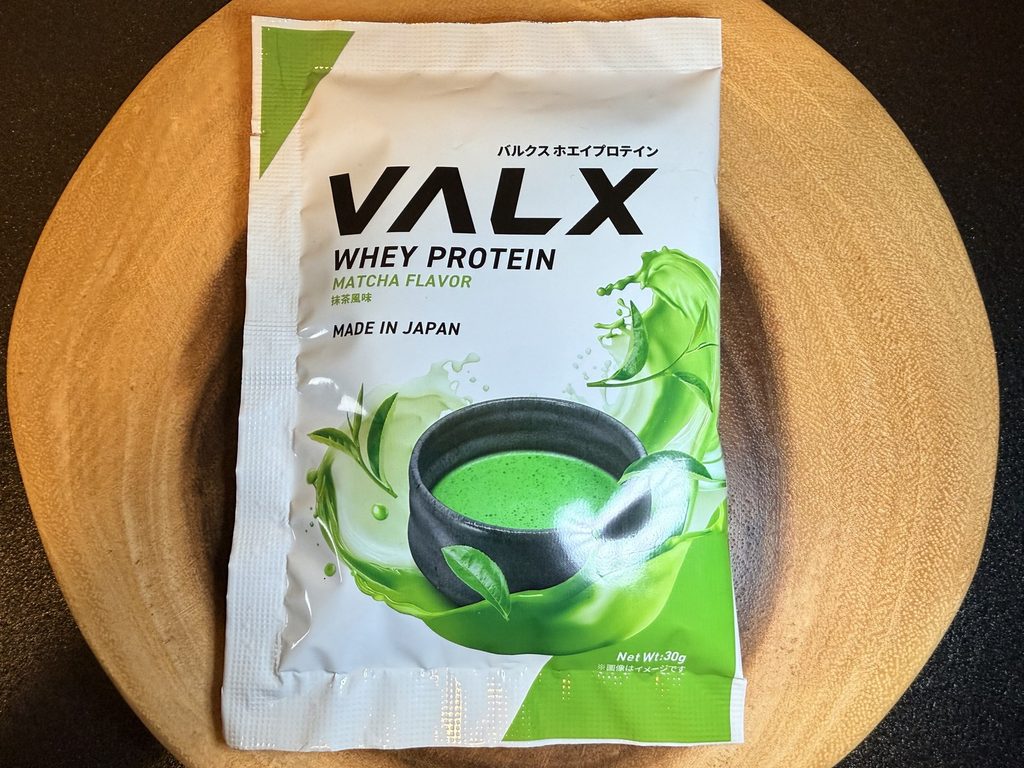 VALX ホエイプロテイン(WPC) 抹茶風味のパッケージ