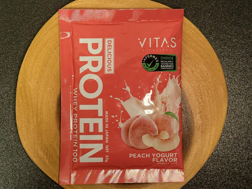 VITAS ホエイプロテイン100 ピーチヨーグルト風味